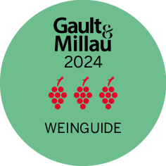 Bild-Auszeichnung: 3 Rote Trauben bei Gault & Millau